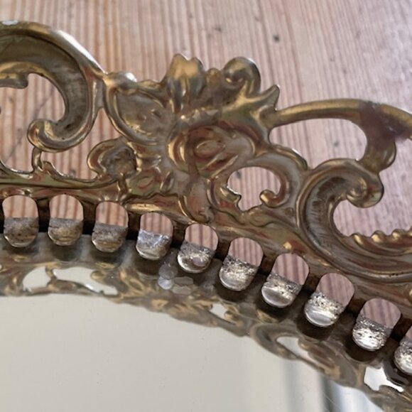 Beautiful Vintage Mirrored Tray - Picture 2 of 3